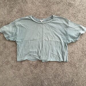 Garage Blue Crop Top